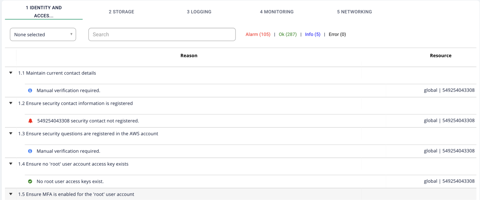 SecurEnds GRC risk report screen