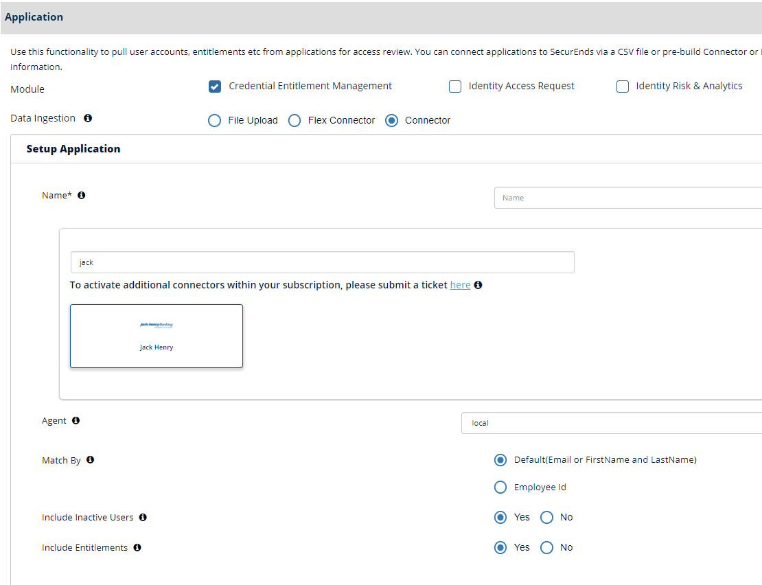 Set up Jack Henry (SilverLake) SecurEnds