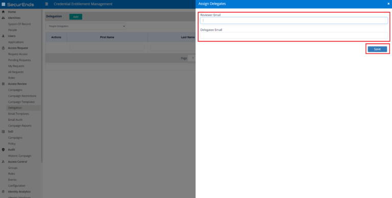 Seamless User Delegation | SecurEnds