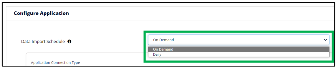 Daily and On Demand Sync Options